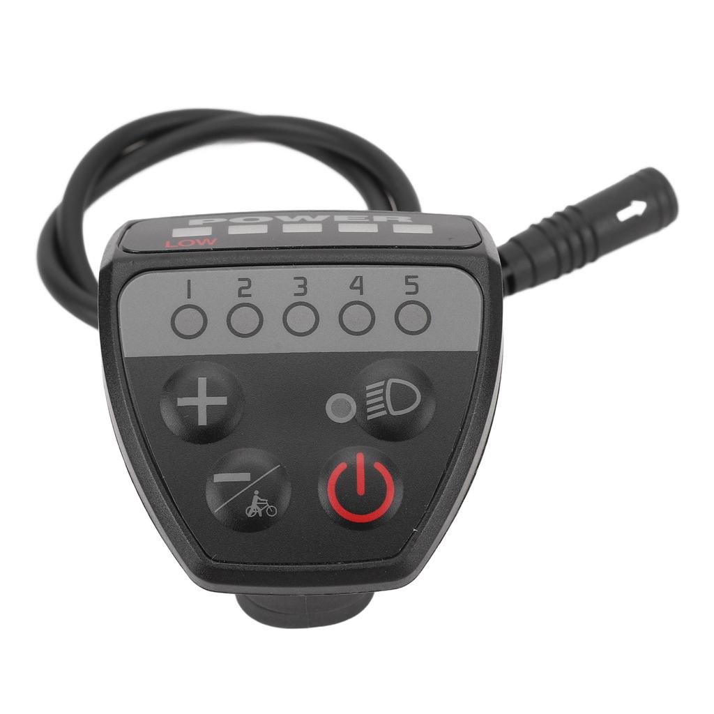 Светодиодный дисплей для электровелосипеда, контроллер скорости, умный, легкий, 24 В, 36 В, 48 В, водостойкий, 5-контактный, скорость