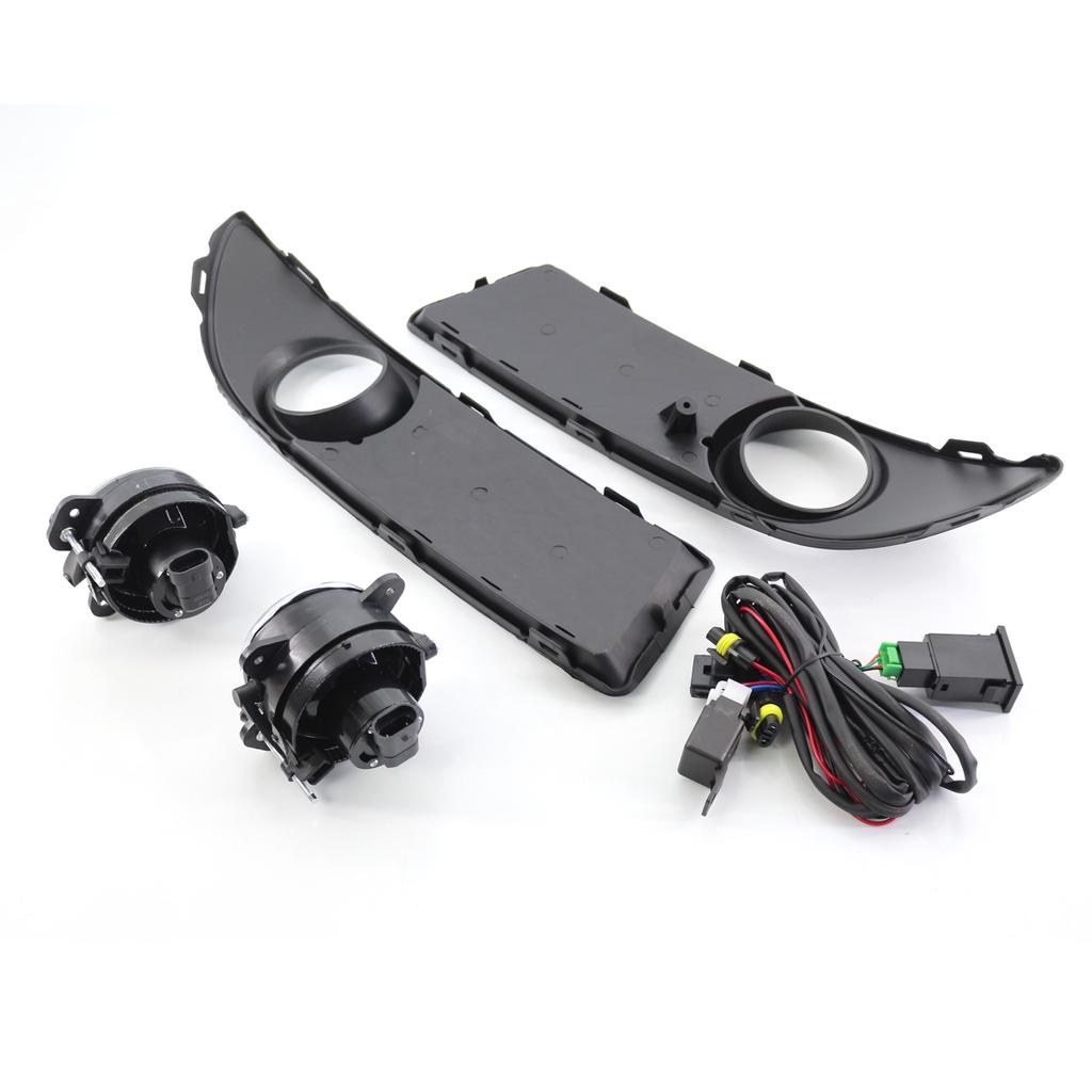 Передняя противотуманная фара автомобиля, решетка нижней решетки бампера с противотуманными фарами для VW Polo 2006 2007 2008 2009 MK4 9N3 6Q0853666G