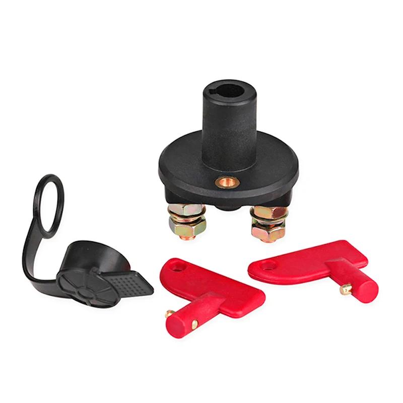 Car Battery Power Switch Disconnect Isolator Circuit Breaker Main Switch Kill Cut-off Switch Insulated Rotary Key Truck