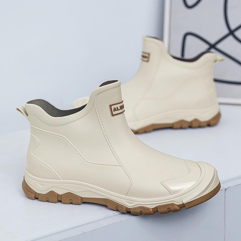 Новая уличная нескользящая легкая обувь Мужские резиновые сапоги Водонепроницаемая резиновая обувь для рыбалки Прочная водонепроницаемая резиновая обувь для рыбалки