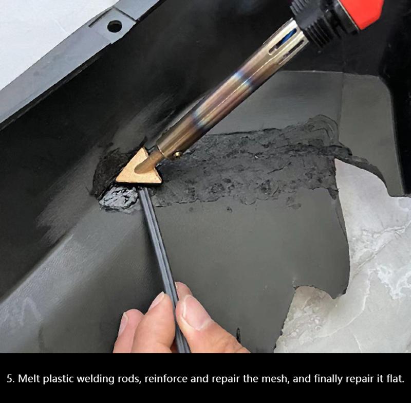 Набор из 3 шт. наконечников для паяльника, медные треугольные сглаживающие головки, сменные наконечники для 80-ваттного пластикового сварочного аппарата, инструмент для ремонта