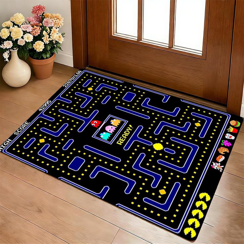 Pacman Living Room Nonslip Area Rug Soft Carpet For Bedroom Game Playroom Sofa Office Home Decor Doormat Christmas Gift C926474