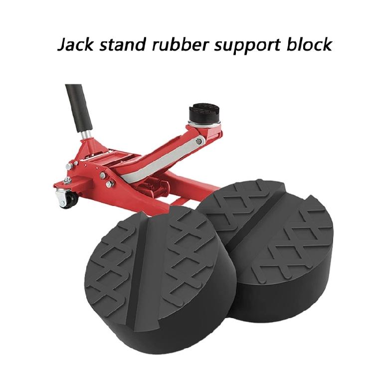 Wear Resistant Rubber Jacks Stand Pad Lifting Pad Block for Most Car Lifts Up to 4Tons Capacity