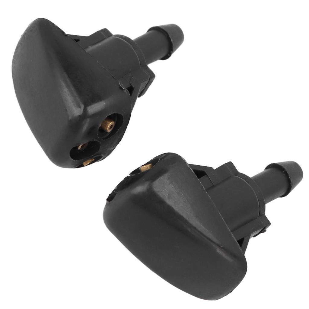 2 шт. форсунки омывателя лобового стекла черного цвета из ABS, высокопрочная замена форсунки омывателя лобового стекла для Hyundai