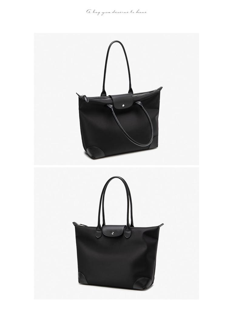 Женская большая холщовая сумка-тоут на осень/зиму 2024 года - сумка на одно плечо для поездок и путешествий