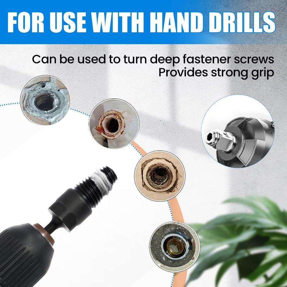 Извлекатель сломанных винтов 1/4 дюйма и 1/2 дюйма, нескользящий клапан для извлечения болтов труб