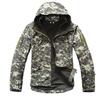 Shark Skin Soft Shell Military Tactical Jacket Men Waterproof Windproof Warm Coat Camouflage Hooded