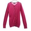 JOHN SMEDLEY Long Sleeve Knit Cardigan S Pink Women Used