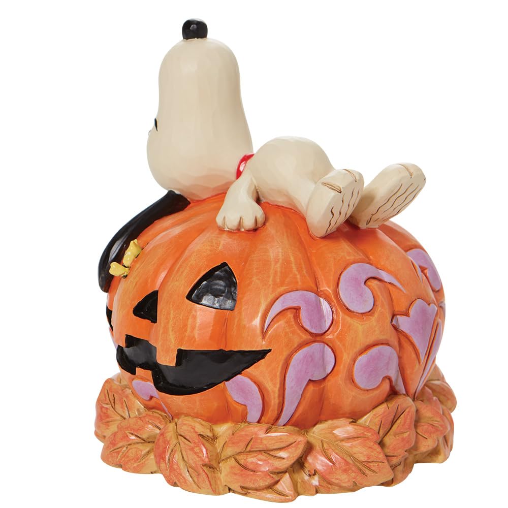 enesco Jim Shore Halloween Snoopy on Pumpkin Figure 6008966