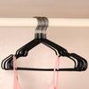 10 шт.-Металлические вешалки для костюмов с нескользящим покрытием, Сверхпрочные вешалки для одежды, Металлические вешалки для рубашек и пиджаков с круглыми выемками для платья