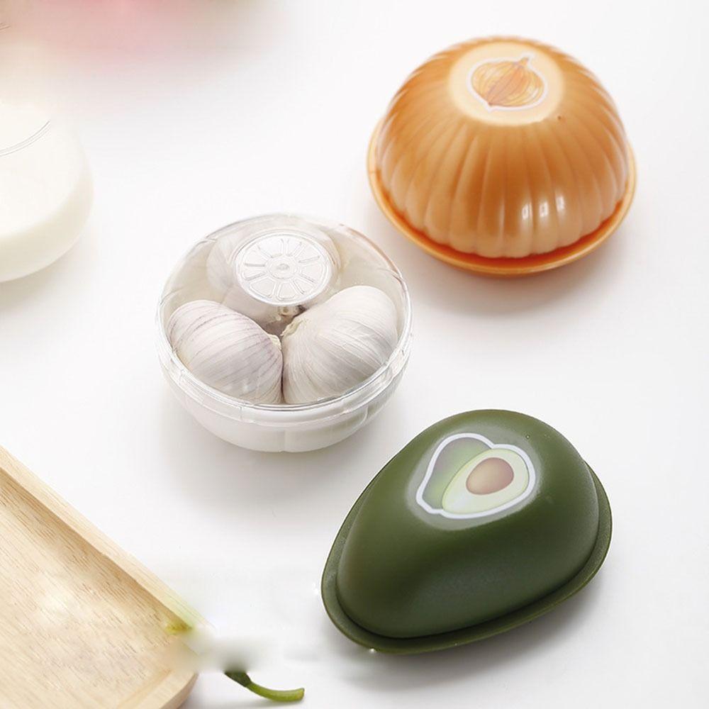 Fresher Boxes Tomato Storage Container Onion Saver Box Avocado Keeper Food Sealed Storage Box