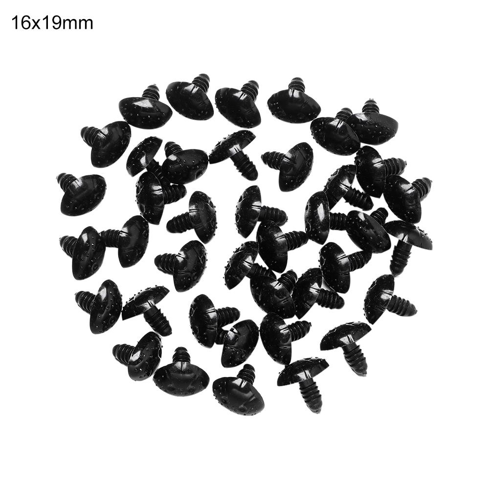 40pcs New Bear Buttons DIY Tool Dolls Accessories Safety Parts Dog Noses Doll Noses