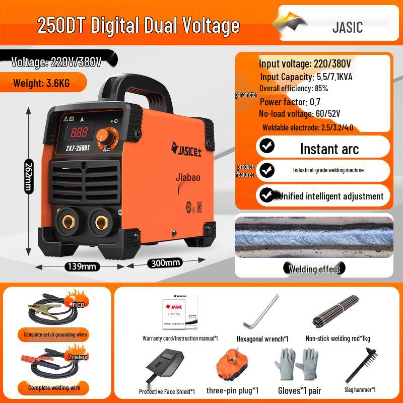 JiaShi 220V Портативный Мини-сварочный аппарат - Сварочный аппарат промышленного класса для домашнего использования