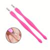 10 Pcs Professional Full Size Cuticle Pusher Trimmer Pedicure Nail Art Toe Manicure Tool