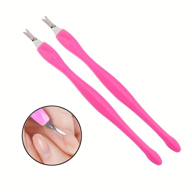 10 Pcs Professional Full Size Cuticle Pusher Trimmer Pedicure Nail Art Toe Manicure Tool