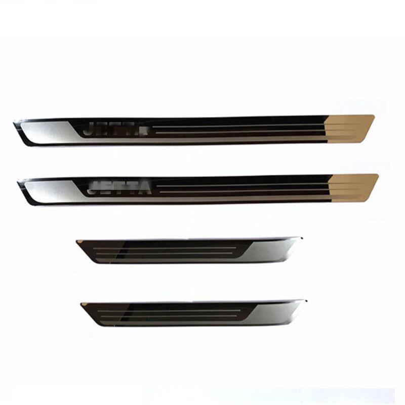 Накладки на пороги и защиту багажника из нержавеющей стали для Jetta 13-16