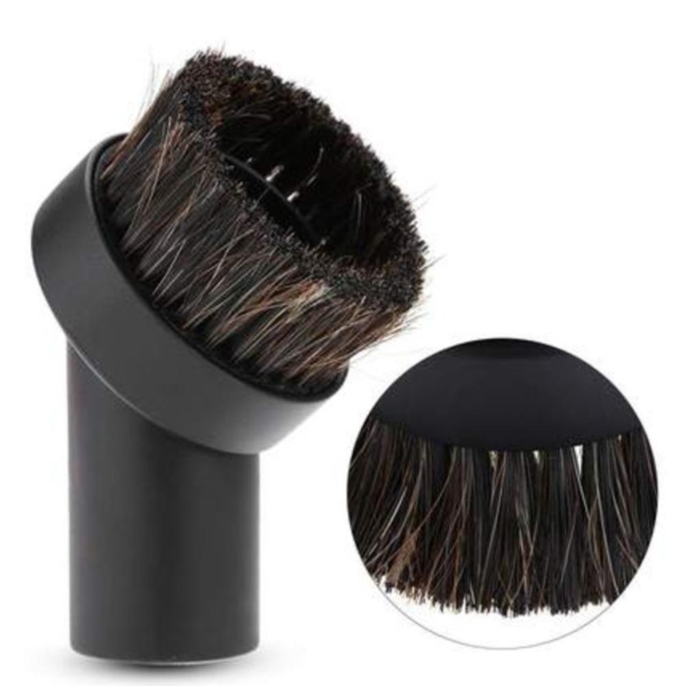 With Hose Adapter Vacuum Attachment Vacuum Cleaner Parts Bristles Brush 25MM Horse Hair Brush