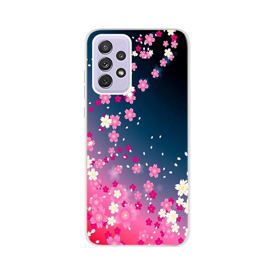 Чехол для Samsung Galaxy A52 Чехол Samsung A32 A52 A72 5G Мягкий Силикон Милый Модный Чехол для Телефона Для Galaxy A 32 52 72 Fundas Capa