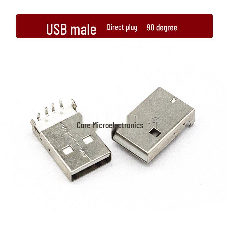 USB-разъем Female-Male Type-C, Type-A/B SMD с прямыми/изогнутыми контактами
