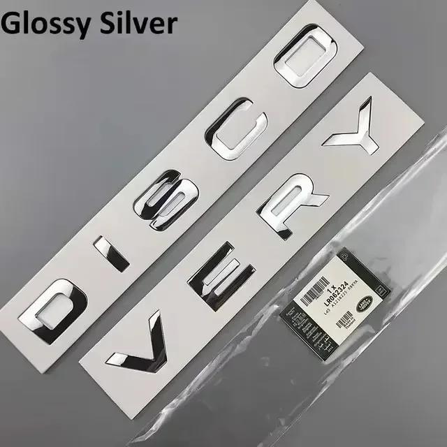 Car Front Rear Logo Emblem Stickers Steering Wheel Sticker For Land Rover Discovery 2 3 4 Range Rover Freelander SVR Velar Evoqu YU0