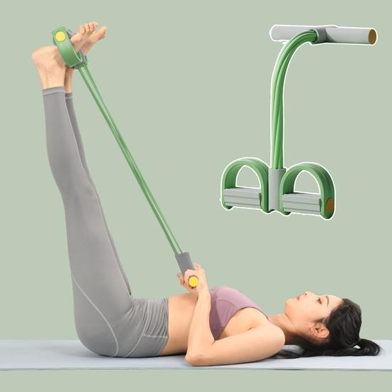 Многофункциональная педаль сопротивления, прочная эластичная натяжная веревка для йоги с ручкой, силовая тренировка мышц, вспомогательные инструменты, оборудование для фитнеса