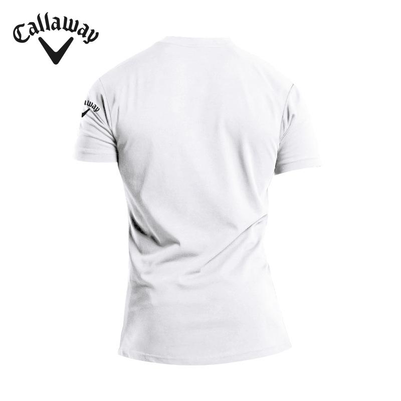 Callaway Летняя вышивка Новая большая мужская футболка с коротким рукавом и карманом на пуговицах Поло