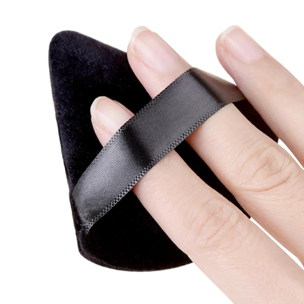 20/10Pcs Triangle Velvet Powder Puff Wet Dry Use Makeup Sponge Cosmetics Blender Makeup Foundation Beauty Tool Accessories