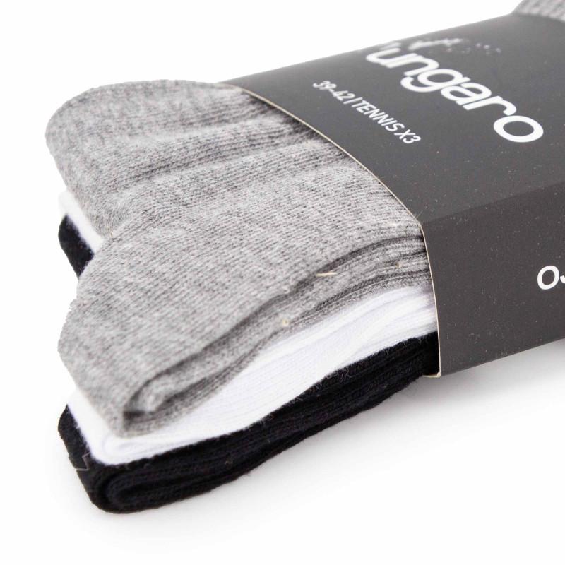 Набор из 3 пар мужских эластичных носков для тенниса UNGARO