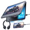 GOnavidio Headrest Monitor with Front HDMI SD 10.5-inch Built-in Speakers, Input, Full-Area Video, CPRM, USB,