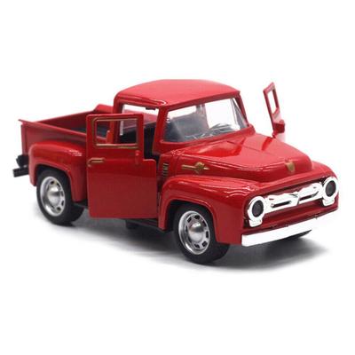 1/32 Красная Металлическая Игрушка Грузовик Винтажный Красный Мини Классический Пикап Игрушка для Детей Детская Рождественская Новогодняя Игрушка Красная Металлическая Игрушка Грузовик