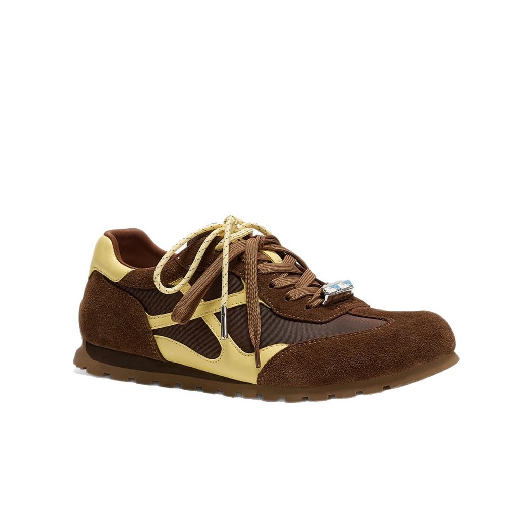 Чжан Цзинъи имеет те же странные планетарные ретро контрастные цвета, женская обувь, 2025 осень новая платформа женские спортивные туфли