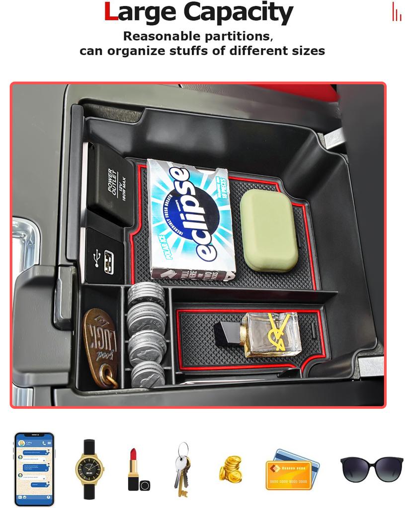 Для 2025 2025 2025 Acura MDX Подлокотник центральной консоли Бокс для хранения Поднос центральной консоли Автомобильный бокс для хранения Автомобильные аксессуары Органайзер