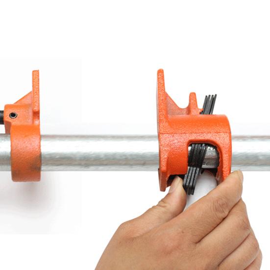 1 комплект, 1/2 дюйма, плотницкий хомут для труб, антидеформационный, устойчивый к ржавчине сталь, прочный деревянный хомут для склеивания труб, изделия из дерева