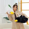 Fluffy Long Hair Duck Plush Doll Soft Duck Stuffed Animal Toy Huggable Duck Plush Toy  Home Decor