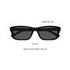 Gucci Logo Side Injection Square Sunglasses Men sunglasses Black GG1986SA001