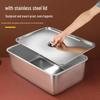 Youde 304 Stainless Steel Square Tray with Lid and Handles
