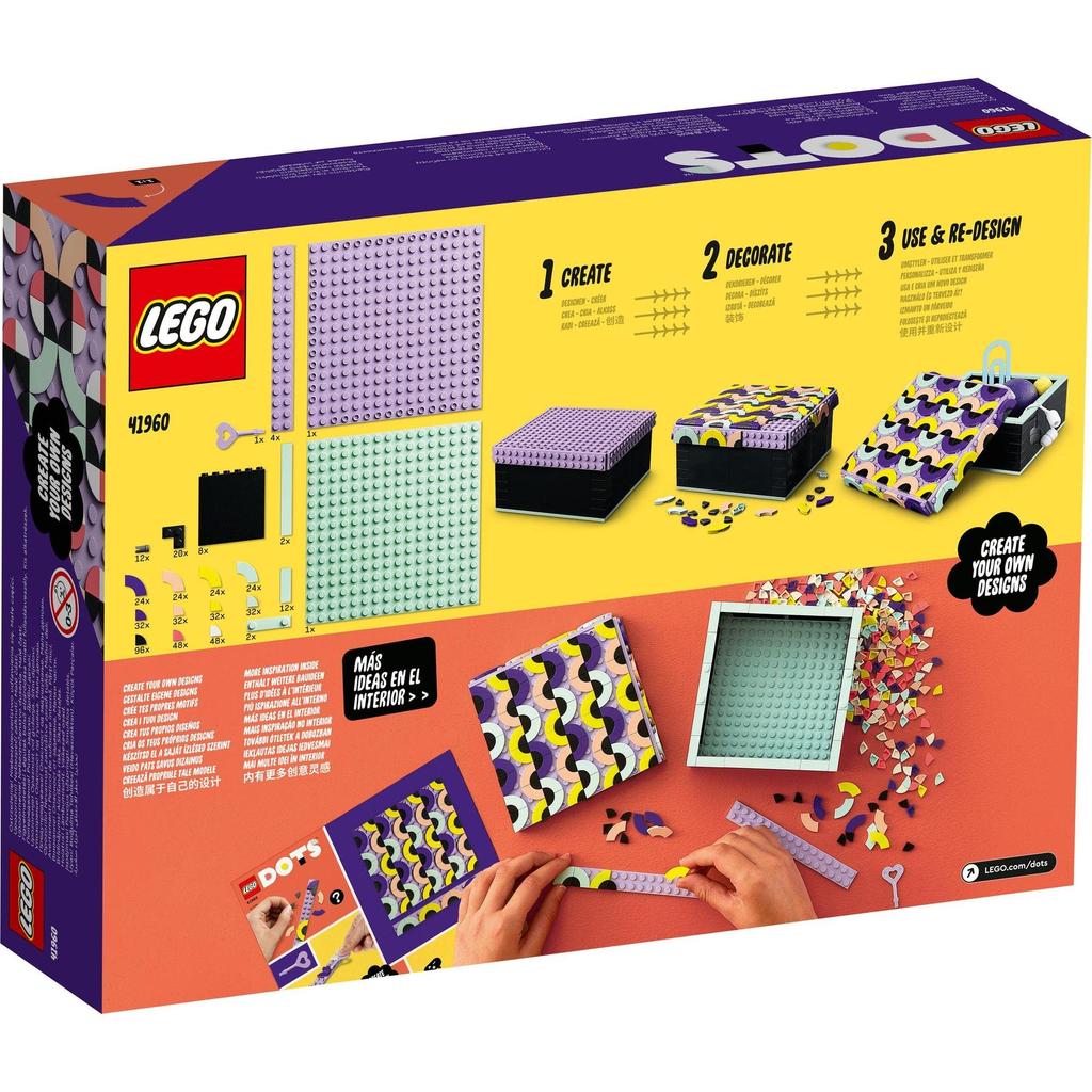 LEGO Dots Multi Box 41960 Игрушечный блок Подарочные украшения Ремесло Мальчики Девочки 7 лет и старше<Deluxe>