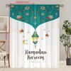 2pcs- Ramadan Themed Event - Printed Curtain - Polyester Material - Suitable for Bedroom, Living Room, Study