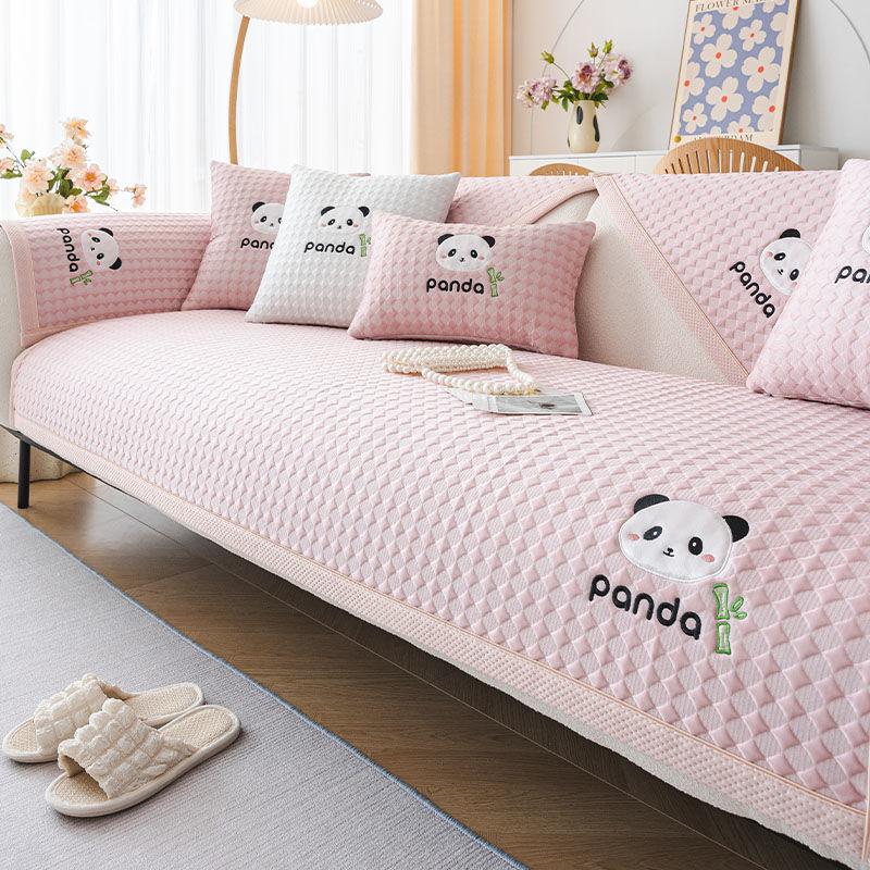 Sofa Cushion Cool In Summer Doudou Non-Slip Seat Cushion New Modern Simple Mat Sofa Cover Cool Cushion