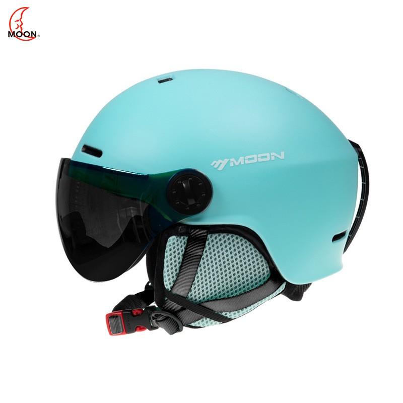 Adult Ski Helmet Asian Head Shape EPS PC Full Coverage Snow Sports Cycling Mountain Bike Protective Gear