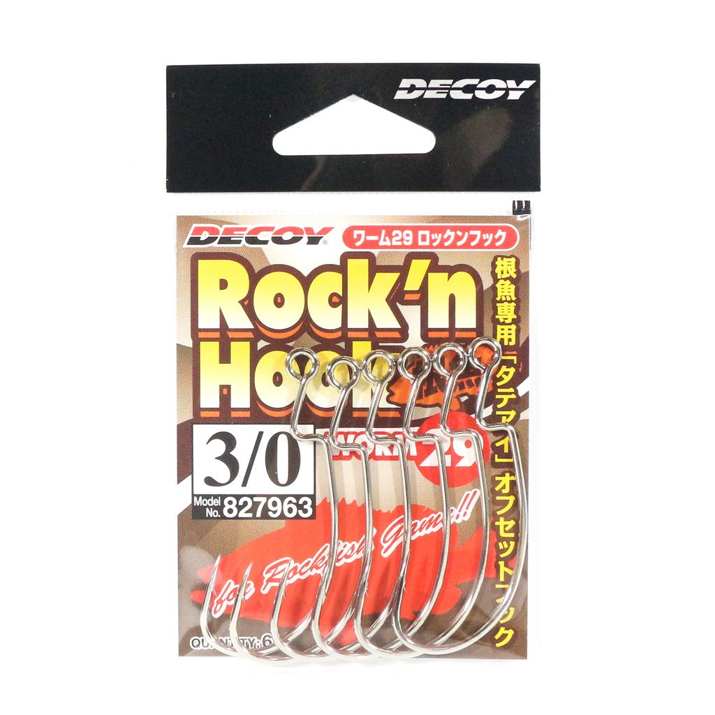 Decoy Worm 29 Rock'n Hook Cut Worm Hooks Size 3/0 (7963)