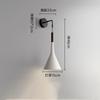 Aluminum Art Bedside Wall Lamp Bedroom Wall Light Sconce for Kitchen Restaurant Modern Wall Lamp Nordic Macaroon Sconces