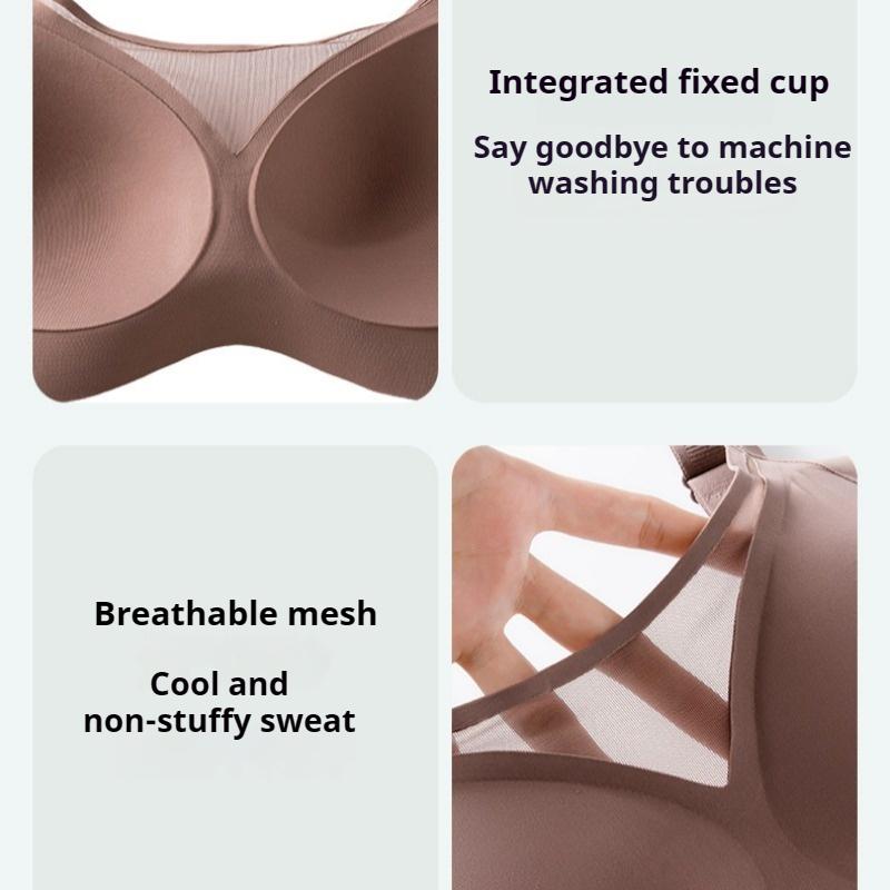 Женское нижнее белье больших размеров 200 катти Большая грудь Маленький бюстгальтер против провисания Большая чашка Тонкий жилет