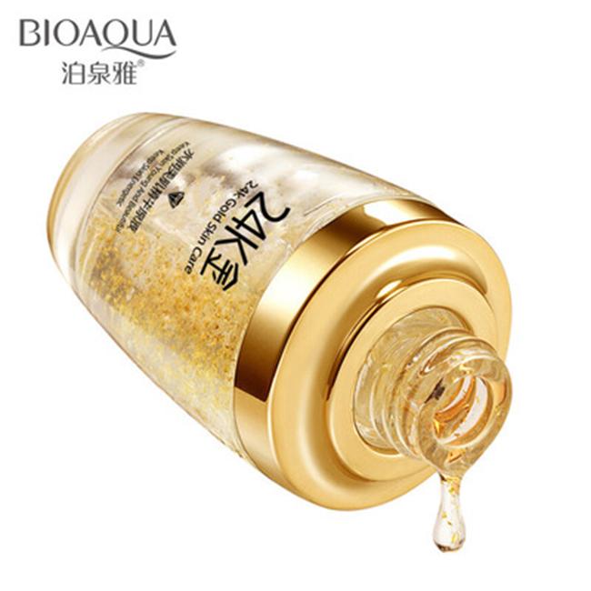 Bioaqua 30 мл 24-каратное золото Essence Original Liquid Muscle Liquid Control Oil Control Увлажняющая осветляющая эссенция для лица Сыворотка