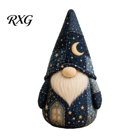 Sewing Kit for Adults DIY Gnome Patchwork Kit, Craft Set, Cute Relaxing Activity Fabric And Beginners, Handmade Gift Pre-cut