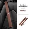 2pcs Car Safety Belt Shoulder Pads Leather Seat Belt Protector Cover For VW Scirocco Jetta Beetle Golf Polo Tiguan Sharan Touran ze2
