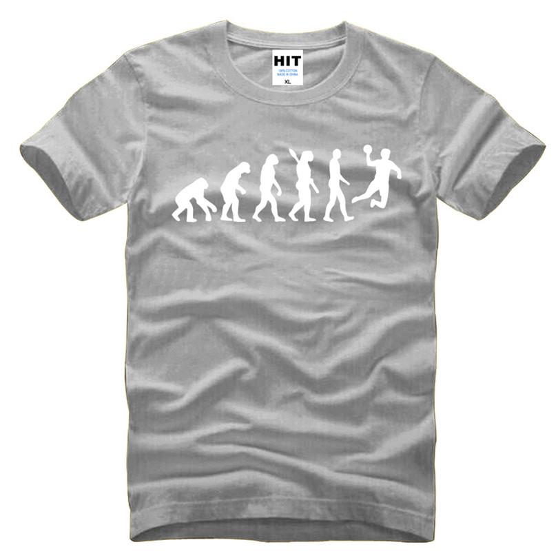 Evolution Handball T Shirt Men Summer Short Sleeve Fashion Cotton Cool Evolution TShirt top tees