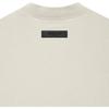 Fear of God Essentials SS22 Relaxed Crewneck Sweatshirt With Flocked Chest Logo and Ribless Hem Men Sweatshirt Wheat FOG-SS22-134