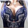 Push Up Bra for Women Padded Plus Size Underwire Bras Minimizer Lingeire Sexy Lace Underwear C D E Cup