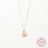 S925 Sterling Silver Fashion Style Fashion Necklace, Fireworks Totem Round Brand Women'S Pendant